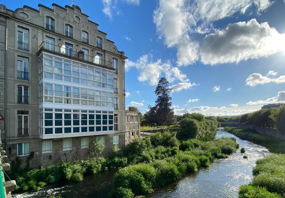 Appartement Alojamiento Ponte Romana à Caldas De Reis Extérieur photo